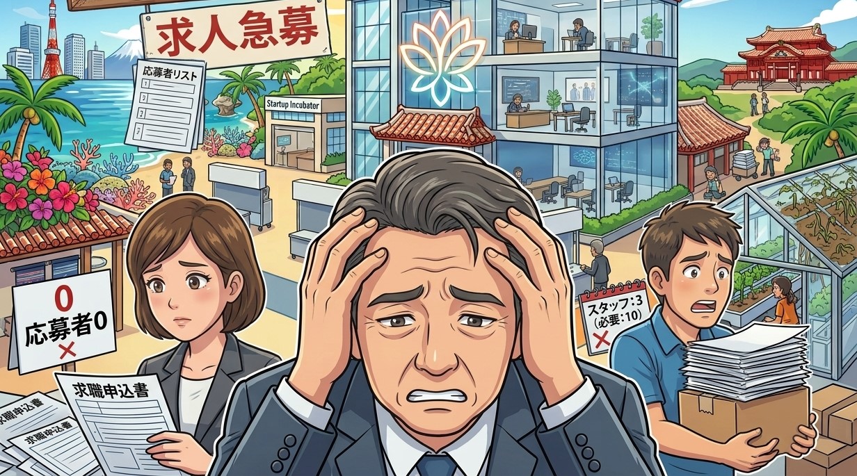 沖縄の人手不足イメージ